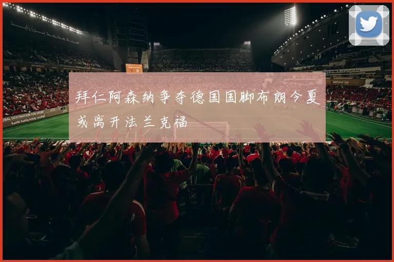拜仁阿森纳争夺德国国脚布朗今夏或离开法兰克福